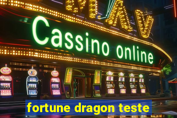 fortune dragon teste